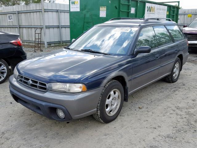 4S3BG6856T7378374 - 1996 SUBARU LEGACY OUT BLUE photo 2