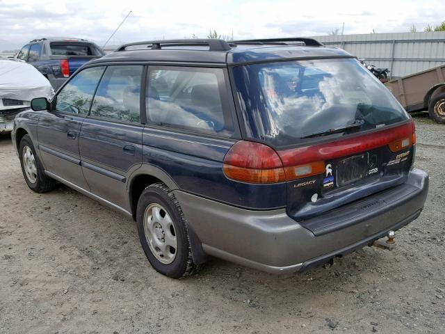 4S3BG6856T7378374 - 1996 SUBARU LEGACY OUT BLUE photo 3