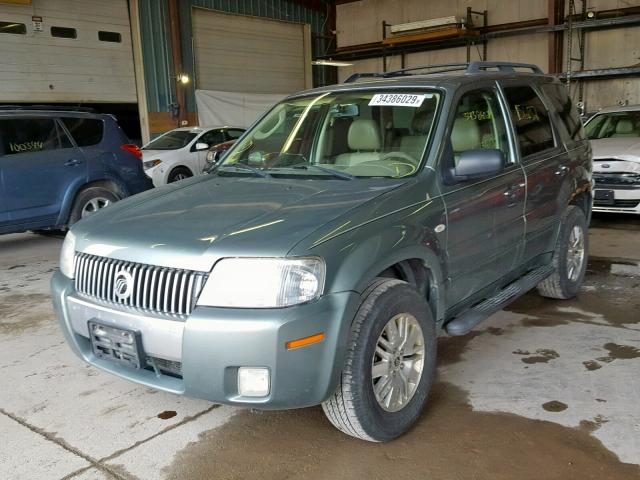 4M2CU97147KJ05041 - 2007 MERCURY MARINER PR GREEN photo 2