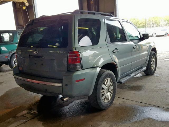 4M2CU97147KJ05041 - 2007 MERCURY MARINER PR GREEN photo 4