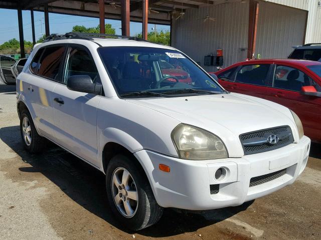 KM8JM12B66U394887 - 2006 HYUNDAI TUCSON GL WHITE photo 1