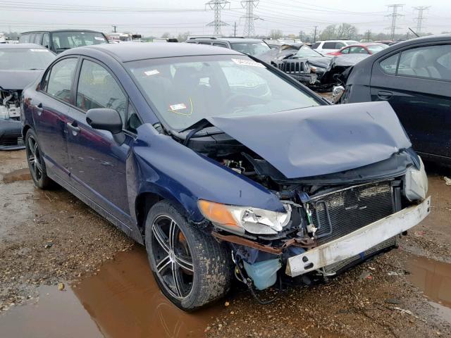 1HGFA16246L075881 - 2006 HONDA CIVIC DX BLUE photo 1