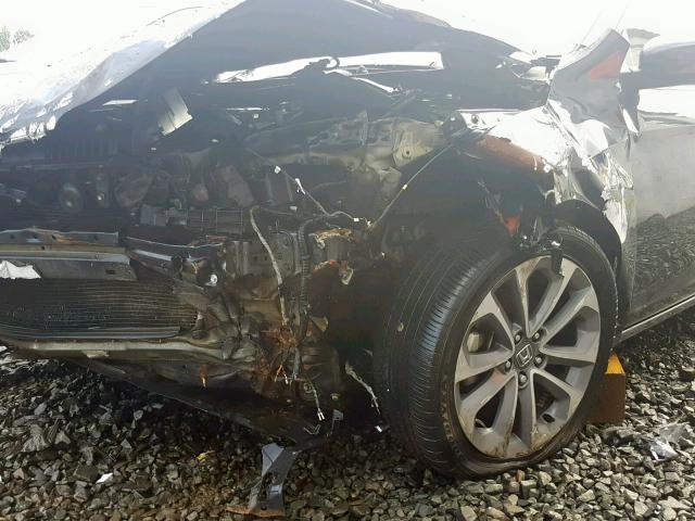 1HGCR2F59FA275002 - 2015 HONDA ACCORD BLACK photo 9