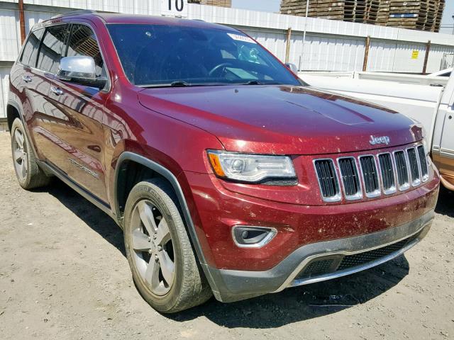 1C4RJEBG3GC392590 - 2016 JEEP GRAND CHER RED photo 1