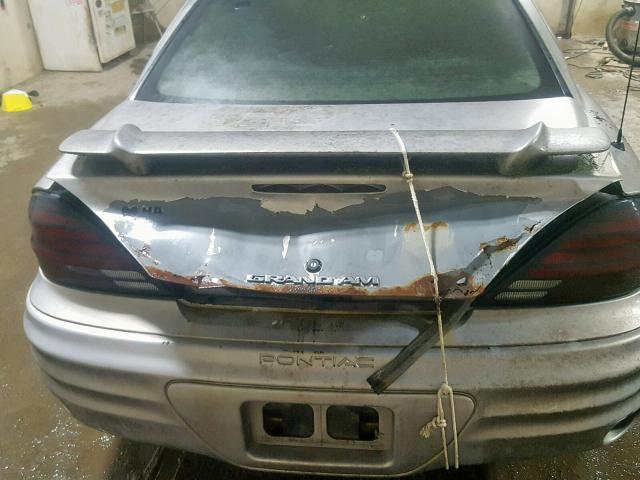 1G2NE52T7XM853515 - 1999 PONTIAC GRAND AM S SILVER photo 9