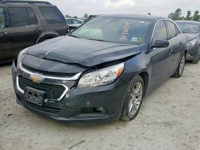 1G11C5SL3FF285629 - 2015 CHEVROLET MALIBU 1LT GRAY photo 2
