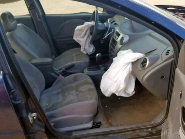 1G8AJ58FX7Z117348 - 2007 SATURN ION LEVEL BLUE photo 5