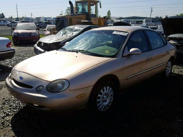 1FALP52U4TG305430 - 1996 FORD TAURUS GL GOLD photo 2