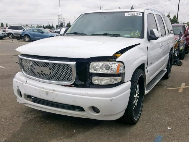 1GKFK66U46J114706 - 2006 GMC YUKON XL D WHITE photo 2