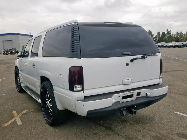 1GKFK66U46J114706 - 2006 GMC YUKON XL D WHITE photo 3