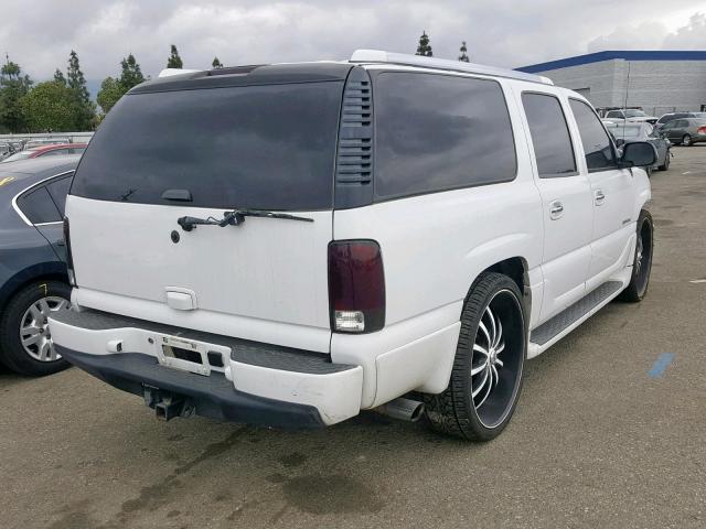 1GKFK66U46J114706 - 2006 GMC YUKON XL D WHITE photo 4