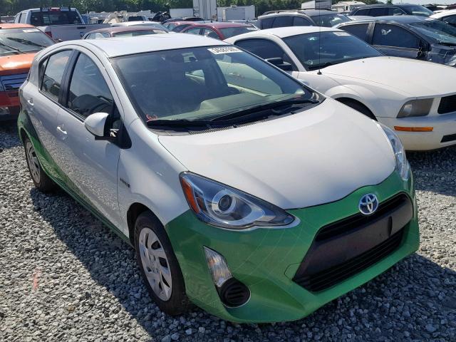 JTDKDTB36F1112892 - 2015 TOYOTA PRIUS C TWO TONE photo 1