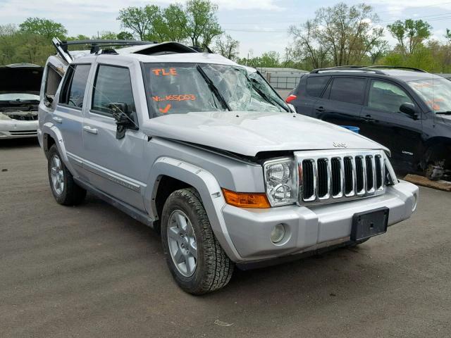1J8HG58246C165003 - 2006 JEEP COMMANDER SILVER photo 1