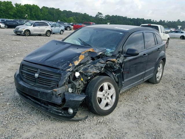 1B3HB48A59D164613 - 2009 DODGE CALIBER SX BLACK photo 2