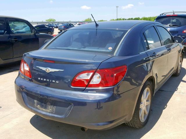 1C3LC56R17N578715 - 2007 CHRYSLER SEBRING TO BLUE photo 4