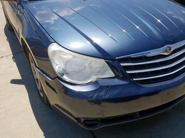 1C3LC56R17N578715 - 2007 CHRYSLER SEBRING TO BLUE photo 9