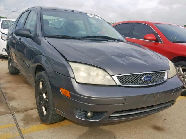 1FAFP34N77W198604 - 2007 FORD FOCUS ZX4 CHARCOAL photo 1