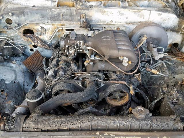 5TEHN72N44Z405404 - 2004 TOYOTA TACOMA DOU BURN photo 7