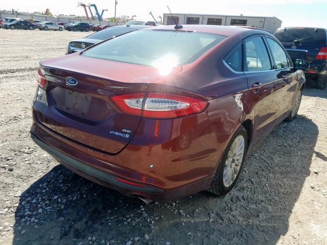 3FA6P0LU9FR266409 - 2015 FORD FUSION SE HYBRID  photo 4