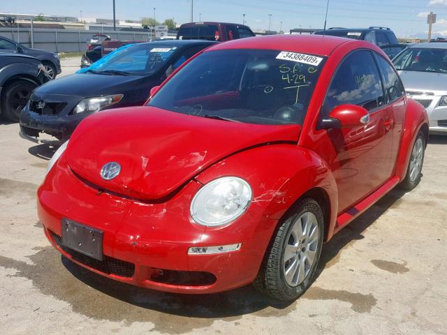 3VWPW31C68M526789 - 2008 VOLKSWAGEN NEW BEETLE წითელი ფოტო 2