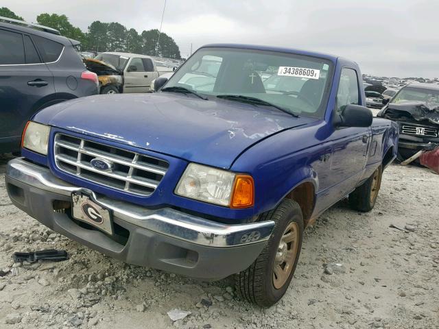 1FTYR10D13PB78190 - 2003 FORD RANGER BLUE photo 2