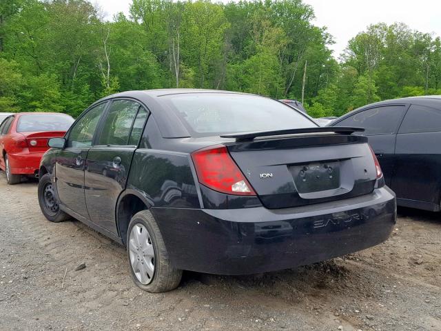 1G8AJ52FX4Z114356 - 2004 SATURN ION LEVEL BLACK photo 3