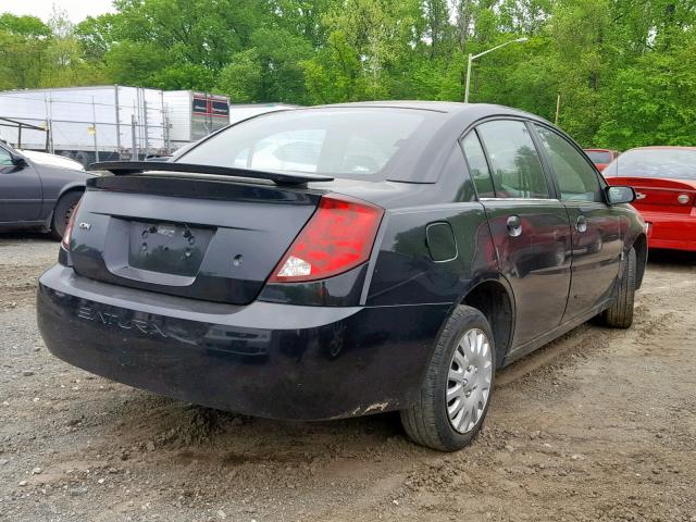 1G8AJ52FX4Z114356 - 2004 SATURN ION LEVEL BLACK photo 4