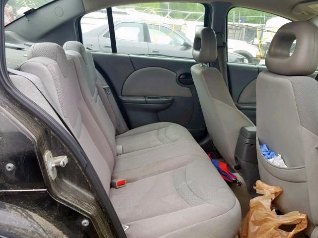 1G8AJ52FX4Z114356 - 2004 SATURN ION LEVEL BLACK photo 6