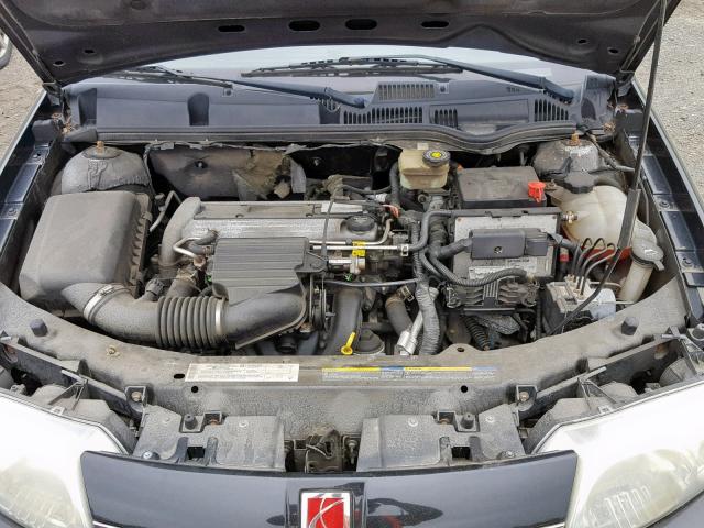 1G8AJ52FX4Z114356 - 2004 SATURN ION LEVEL BLACK photo 7