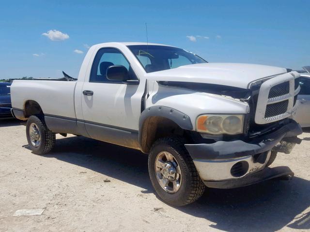 3D7KU26D74G161682 - 2004 DODGE RAM 2500 S WHITE photo 1