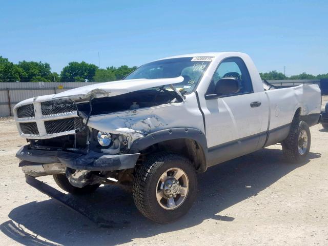 3D7KU26D74G161682 - 2004 DODGE RAM 2500 S WHITE photo 2