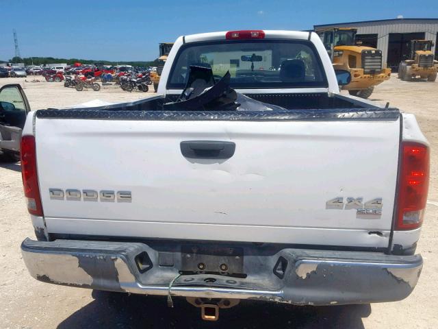 3D7KU26D74G161682 - 2004 DODGE RAM 2500 S თეთრი ფოტო 6