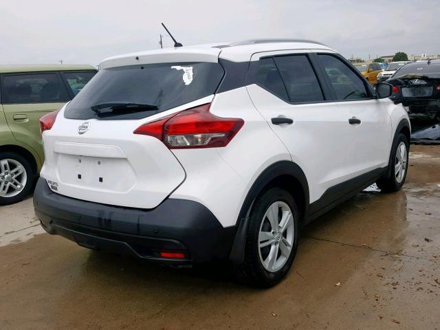 3N1CP5CU2JL545208 - 2018 NISSAN KICKS S WHITE photo 4