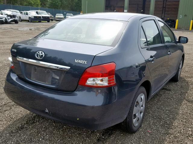 JTDBT923971156019 - 2007 TOYOTA YARIS GRAY photo 4