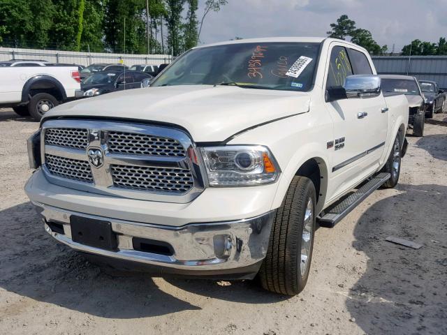 1C6RR6NT7GS340917 - 2016 RAM 1500 LARAM WHITE photo 2