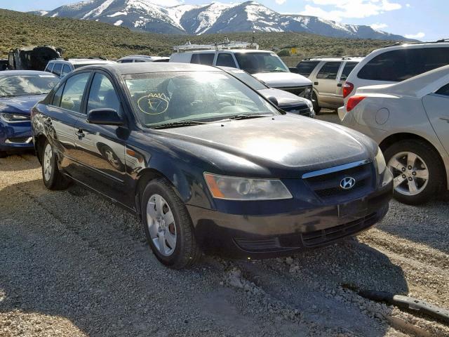 5NPET46C18H346093 - 2008 HYUNDAI SONATA GLS BLUE photo 1