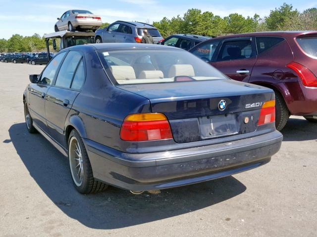 WBADN5340YGC93920 - 2000 BMW 540 I BLUE photo 3