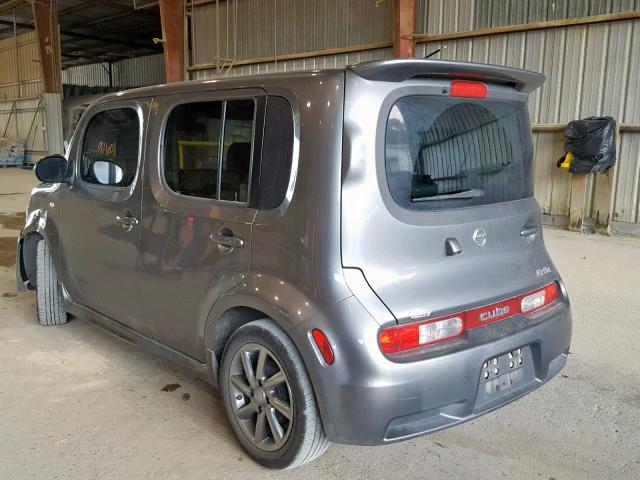 JN8AZ2KR2AT157261 - 2010 NISSAN CUBE BASE GRAY photo 3