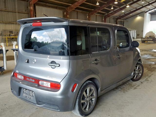 JN8AZ2KR2AT157261 - 2010 NISSAN CUBE BASE GRAY photo 4