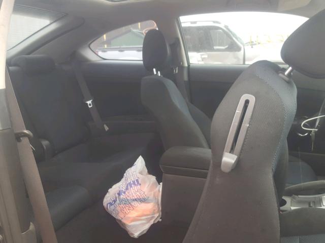 JTKDE177160115591 - 2006 TOYOTA SCION TC ნაცრისფერი ფოტო 6