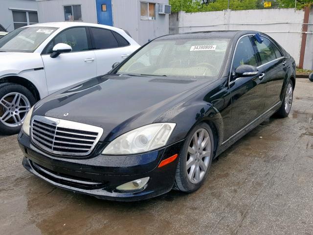 WDDNG71X29A262427 - 2009 MERCEDES-BENZ S 550 BLACK photo 2