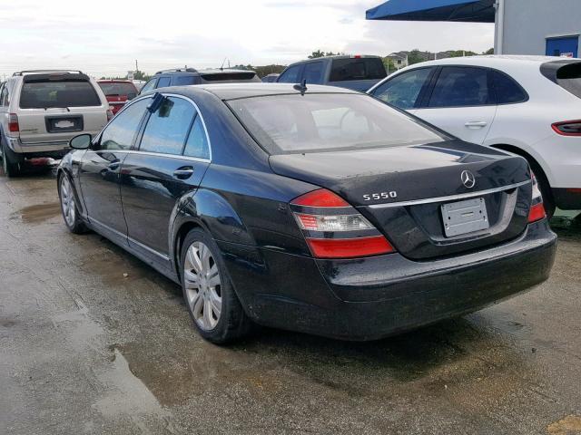 WDDNG71X29A262427 - 2009 MERCEDES-BENZ S 550 BLACK photo 3