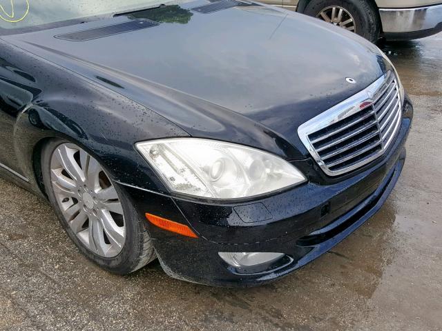 WDDNG71X29A262427 - 2009 MERCEDES-BENZ S 550 BLACK photo 9