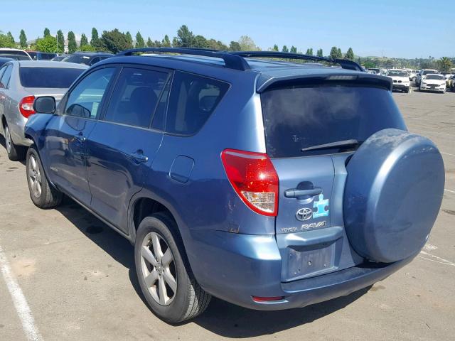 JTMZD34V385109568 - 2008 TOYOTA RAV4 LIMIT BLUE photo 3