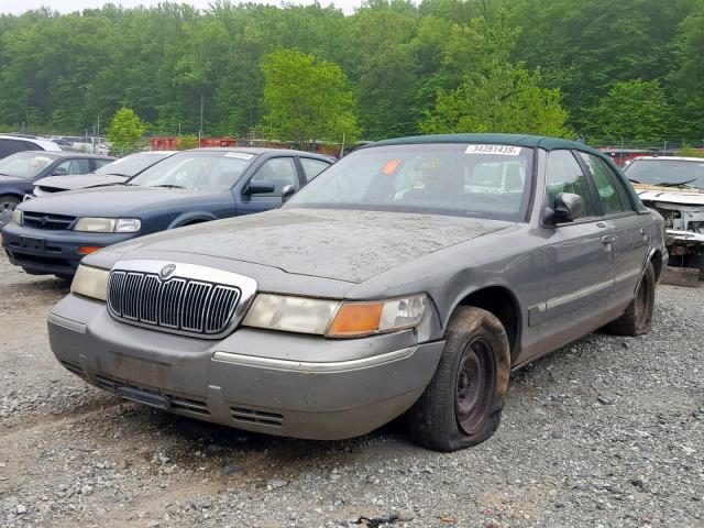 2MEFM74WXXX666377 - 1999 MERCURY GRAND MARQ GRAY photo 2