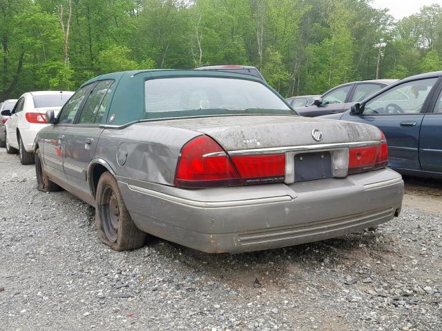 2MEFM74WXXX666377 - 1999 MERCURY GRAND MARQ GRAY photo 3