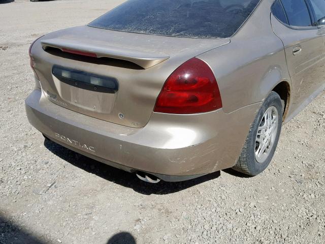 2G2WP522041353029 - 2004 PONTIAC GRAND PRIX 金色 照片 9