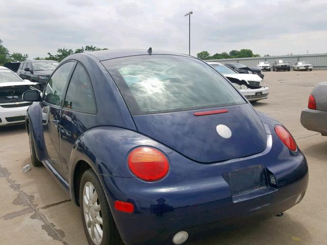 3VWCK31C44M404338 - 2004 VOLKSWAGEN NEW BEETLE Mavi foto 3