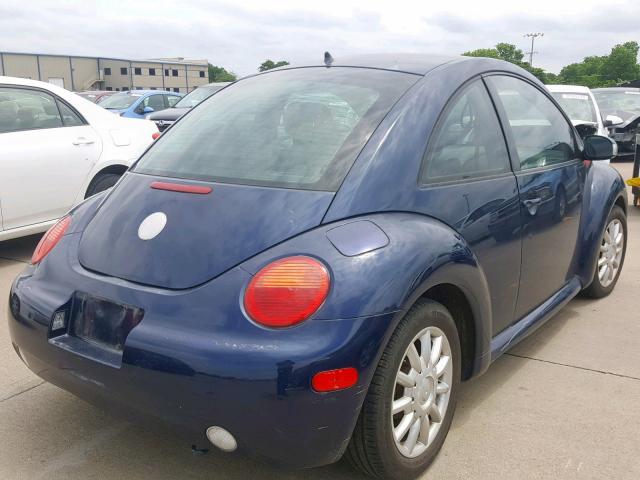 3VWCK31C44M404338 - 2004 VOLKSWAGEN NEW BEETLE Mavi foto 4