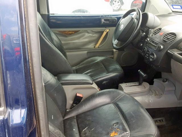 3VWCK31C44M404338 - 2004 VOLKSWAGEN NEW BEETLE Mavi foto 5